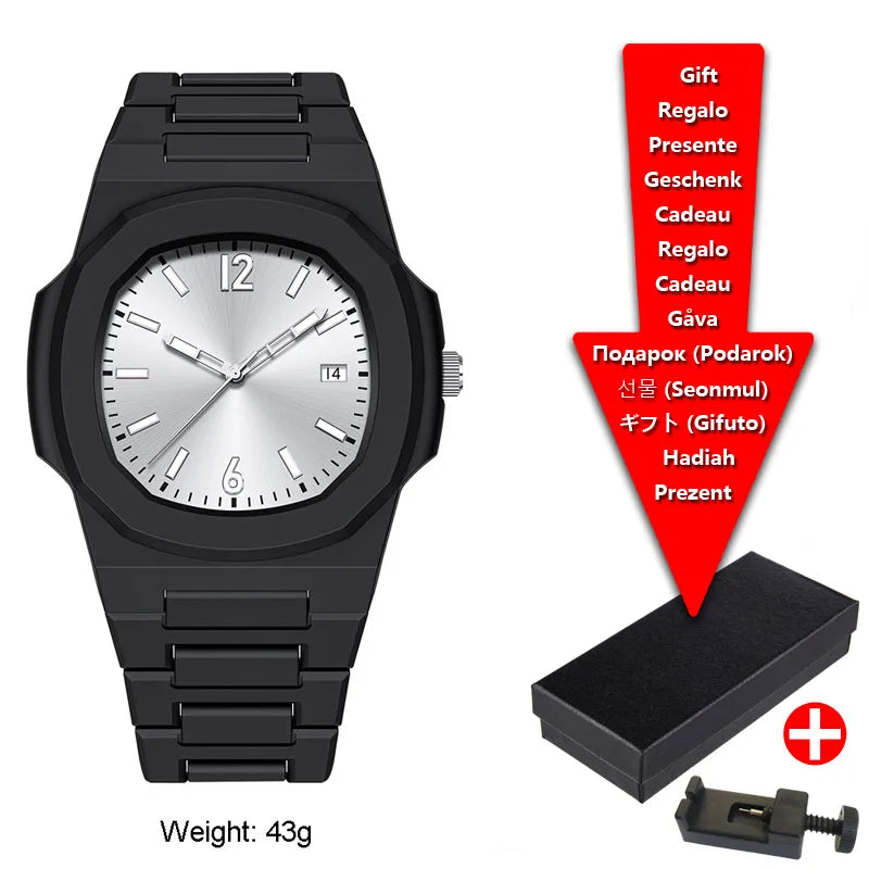 New Middle Eastern Arabic Numeral Dial Design Waterproof Quartz Men's Watch Casual Business Clock Customization
