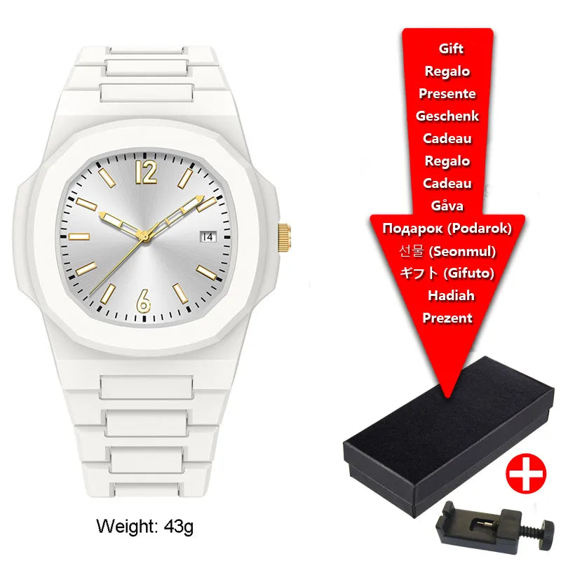 New Middle Eastern Arabic Numeral Dial Design Waterproof Quartz Men's Watch Casual Business Clock Customization